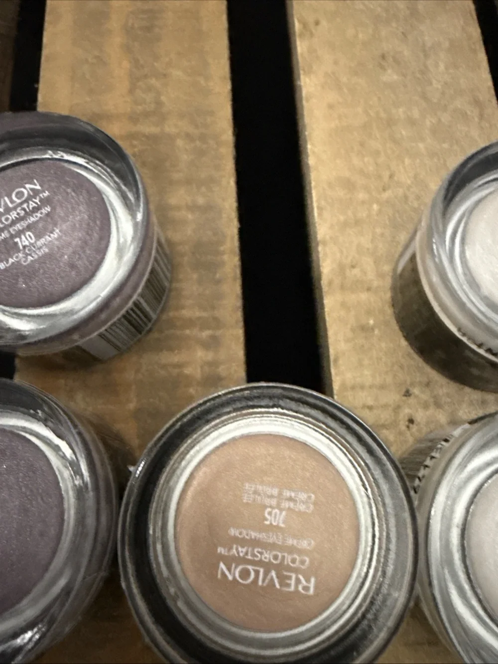 9- Revlon Cream Eyeshadow Collection — Brown, Taupe, Pink, Champagne, Silver